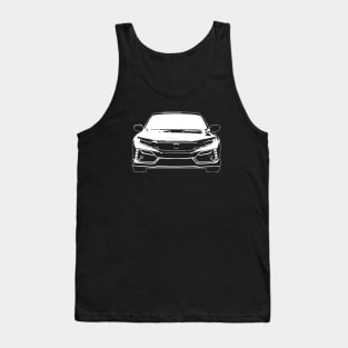 White Civic Type R Sketch Art Tank Top